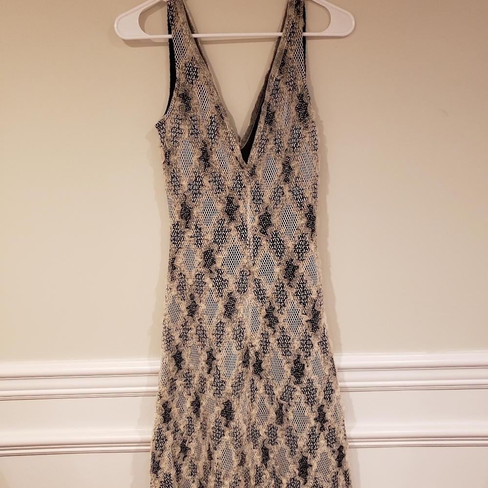 Cynthia Rowley Ribbon and Mesh Dress Size 2
